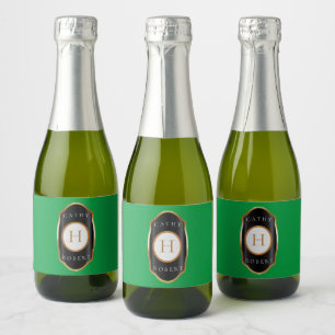 Étiquettes Pour Bouteilles De Vin Mousseux Ensemble de Étiquettes de nourriture et de boisson