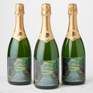 Étiquettes Pour Bouteilles De Vin Mousseux Ensemble de Étiquettes de nourriture et de boisson