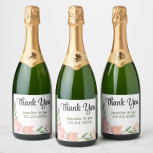 Étiquettes Pour Bouteilles De Vin Mousseux Ensemble de Étiquettes de nourriture et de boisson