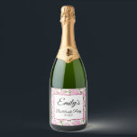 Étiquettes Pour Bouteilles De Vin Mousseux Enterrement de vie de jeune fille<br><div class="desc">Célébrez l'amour, les rires et un week-end inoubliable avec notre étiquette de vin personnalisée sur le thème des hortensias roses et verts, conçue spécialement pour les enterrements de vie de jeune fille ! Cette étiquette chic et élégante est l'ajout parfait à vos bouteilles de vin pour une escapade entre filles...</div>