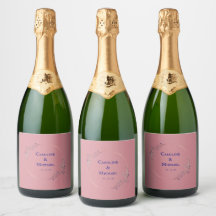 Étiquettes de bouteilles de boissons de mariage
