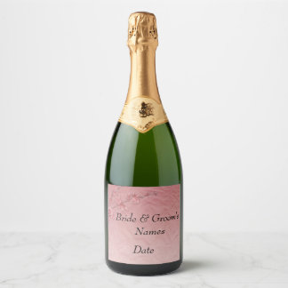 Étiquettes Pour Bouteilles De Vin Mousseux Étiquettes de la bouteille de vin de la mariée mar