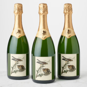 Étiquettes Pour Bouteilles De Vin Mousseux Faucon à épaulettes - Audubon's Birds of America