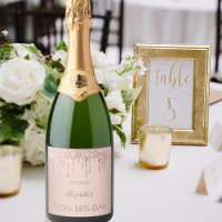 Fête d'anniversaire nuit rose or parties scintilla