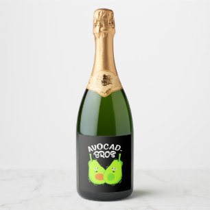Étiquettes Pour Bouteilles De Vin Mousseux Frère Avocado