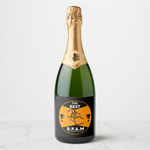 Étiquettes Pour Bouteilles De Vin Mousseux Frère d'une autre mère