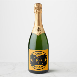 Étiquettes Pour Bouteilles De Vin Mousseux Frère d'une autre mère