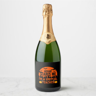 Étiquettes Pour Bouteilles De Vin Mousseux Funny Enseignant virtuel