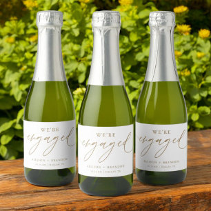 Étiquettes Pour Bouteilles De Vin Mousseux Gold Nous sommes engagés dans les faveurs de la pa