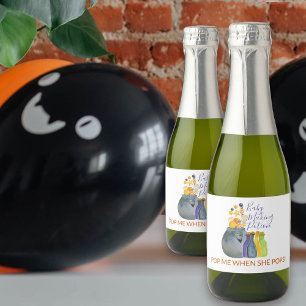 Étiquettes Pour Bouteilles De Vin Mousseux Halloween Baby shower bébé faire la potion Favor
