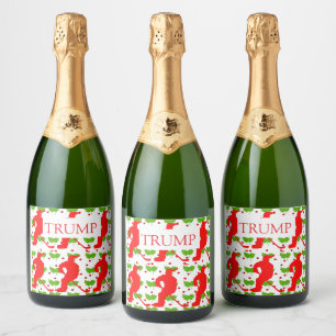 ÉTIQUETTES POUR BOUTEILLES DE VIN MOUSSEUX HOCKEY