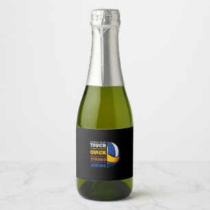 Étiquettes Pour Bouteilles De Vin Mousseux Joueur de volley-ball Vous devez être fort
