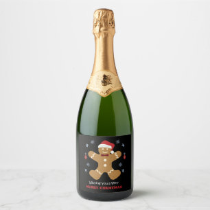 Étiquettes Pour Bouteilles De Vin Mousseux joyeux noël