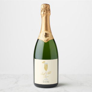 Étiquettes Pour Bouteilles De Vin Mousseux Just Add Juice Mimosa Vin Mousseux Prosecco Mariag