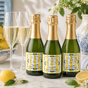 Étiquettes Pour Bouteilles De Vin Mousseux La Dolce Vita Caprice Italien Shower de Mariée Min