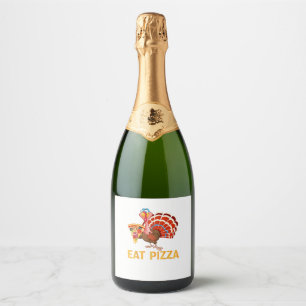 Étiquettes Pour Bouteilles De Vin Mousseux LA TURQUIE MANGE PIZA Chemise Vegan Adulte Enfants