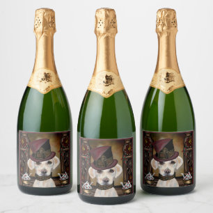 Étiquettes Pour Bouteilles De Vin Mousseux Labrador Retriever