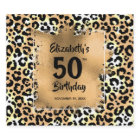 Leopard Poster de animal 50e anniversaire Personna