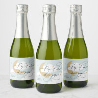 Lune et étoiles Script bleu Pop It When She Pops