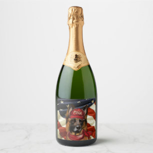 ÉTIQUETTES POUR BOUTEILLES DE VIN MOUSSEUX MAGA ALMAN SHEPHERD