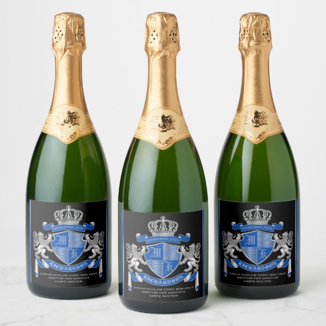 Étiquettes Pour Bouteilles De Vin Mousseux Make Your (Bouteilles)