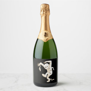Étiquettes Pour Bouteilles De Vin Mousseux Maman d'Halloween