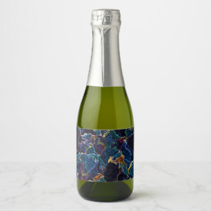 Étiquettes Pour Bouteilles De Vin Mousseux Marche à huile