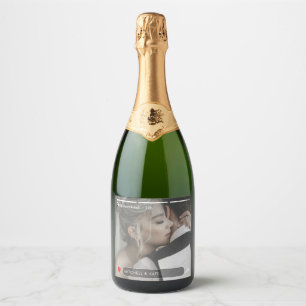 Étiquettes Pour Bouteilles De Vin Mousseux Mariage photo de Social Media Story
