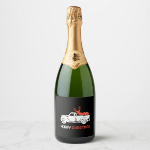 ÉTIQUETTES POUR BOUTEILLES DE VIN MOUSSEUX MERRY NOËL