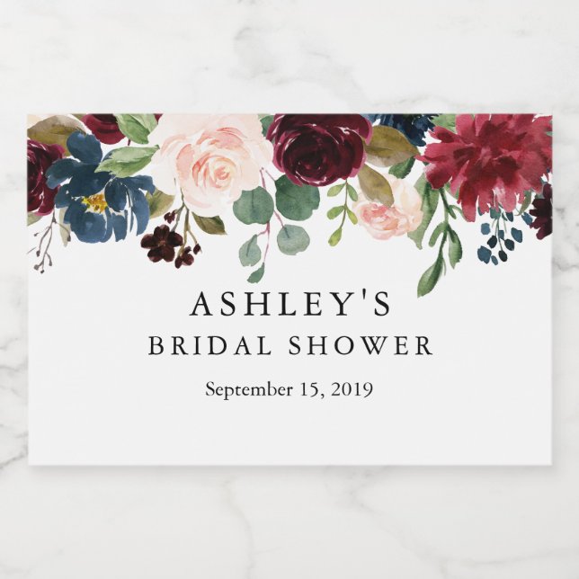 Étiquettes Pour Bouteilles De Vin Mousseux Mini Étiquettes de vin mousseux - Collection SIENN (Étiquettes simples)