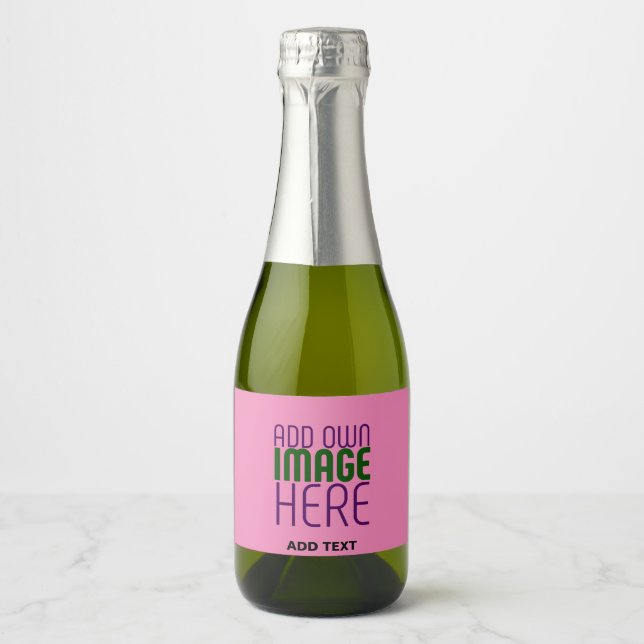 ÉTIQUETTES POUR BOUTEILLES DE VIN MOUSSEUX MODÈLE DE TEXTE D'IMAGE CHAUD MODERNE ÉDITABLE (Devant)
