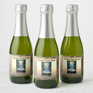 Étiquettes Pour Bouteilles De Vin Mousseux Motif Gold Leaf