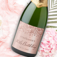 Parties scintillant rose Gold Foil 30e anniversair