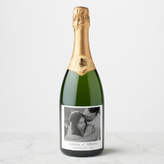 Étiquettes Pour Bouteilles De Vin Mousseux Personalized Champagne Bottle Label