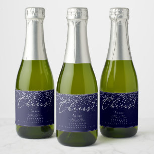 Étiquettes Pour Bouteilles De Vin Mousseux PixDezines Bravo Faux Argent Confetti do-it-yourse