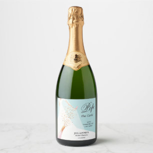 Étiquettes Pour Bouteilles De Vin Mousseux Pluie de Riz Champagne à Ouvrir
