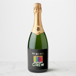 Étiquettes Pour Bouteilles De Vin Mousseux Professeur d'art préscolaire Enseignant