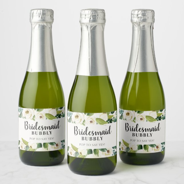 Étiquettes Pour Bouteilles De Vin Mousseux Proposition de la mariée Bubbly (Bouteilles)