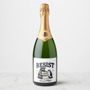 Étiquettes Pour Bouteilles De Vin Mousseux Protéger le parc national anti-Trump 8647 contre l