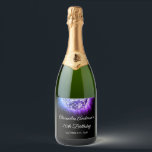 Étiquettes Pour Bouteilles De Vin Mousseux Purple 70th Birthday Party 70's Disco Ball<br><div class="desc">Ajoutez une touche de glamour rétro à votre fête du 70e anniversaire avec notre Étiquette à vin Disco Ball Sparkling 70e de Purple 70e anniversaire 70's. Ce étiquette saisit l'essence de l'ère de la discothèque, ce qui en fait le choix idéal pour un billard à thème disco ou tout événement...</div>