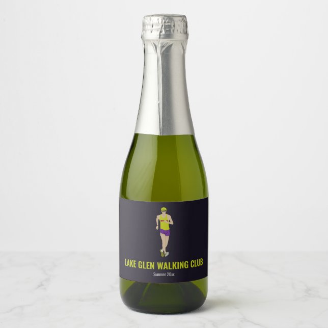 Étiquettes Pour Bouteilles De Vin Mousseux Randonnée (Devant)