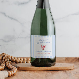 Étiquettes Pour Bouteilles De Vin Mousseux Rencontrez-moi dans la Bachelorette Hamptons
