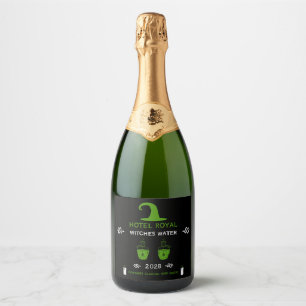 Étiquettes Pour Bouteilles De Vin Mousseux Restaurant Et Hôtel Halloween Repas Événement