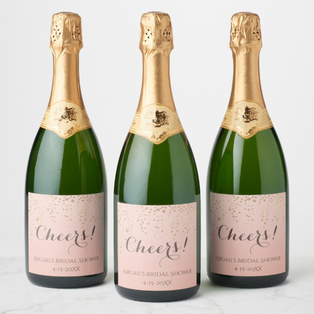 Étiquettes Pour Bouteilles De Vin Mousseux Santé! Brunch et Bubbly Sparkling Vin Douche (Bouteilles)