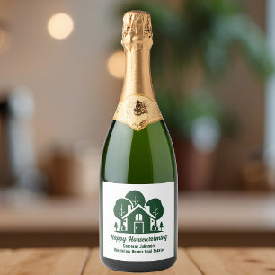 Étiquettes Pour Bouteilles De Vin Mousseux Société de courtage immobilier forestier personnal