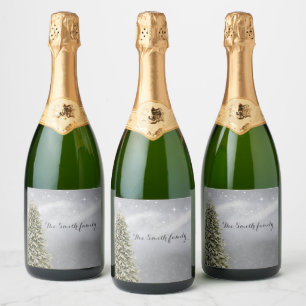 Étiquettes Pour Bouteilles De Vin Mousseux Souhaitez à quelqu'un un heureux et réussi nouveau