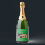 Étiquettes Pour Bouteilles De Vin Mousseux St Patrick's Day Pot D'or Vegas Enterrement de Vie<br><div class="desc">Célèbrez-vous votre enterrement de vie de jeune fille le jour de la Saint-Patrick? Ajoutez des étiquettes vertes chanceuses à vos bouteilles de vin.  Vous pouvez télécharger votre propre photo. Pour modifier le texte et l'image,  cliquez sur le bouton Personnaliser.</div>