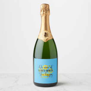 Étiquettes Pour Bouteilles De Vin Mousseux Sunflower Lover Faites Plus De Ce Qui Vous Rend