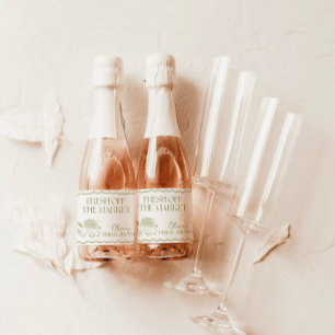 Étiquettes Pour Bouteilles De Vin Mousseux Une Fête des mariées hors du marché favorable