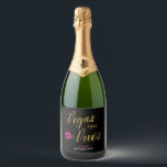 Étiquettes Pour Bouteilles De Vin Mousseux Vegas Avant Vows Bachelorette Sparkling Vin Labo<br><div class="desc">Faites passer votre célébration pré-mariage au niveau suivant avec Vegas avant Vows Vine & vin mousseux Étiquettes! Pleins de pizzas noires et dorées et d'un baiser rose ludique,  ces étiquettes sont parfaits pour une soirée de bachelorette qui ajoute un peu de gaieté à votre occasion spéciale.</div>